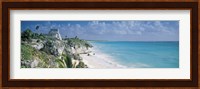 El Castillo, Quintana Roo Caribbean Sea, Tulum, Mexico Fine Art Print