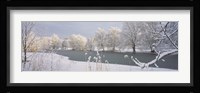 Lake Schubelweiher Kusnacht Switzerland Fine Art Print