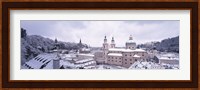 Salzburg in winter, Austria Fine Art Print