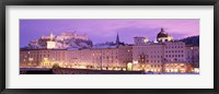 Night Salzburg Austria Fine Art Print