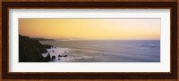 High angle view of rock formations in the sea, Pacific Ocean, San Francisco, California, USA Fine Art Print