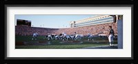 Football Game, Soldier Field, Chicago, Illinois, USA Framed Print