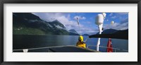 Sailor on a yacht, New Zealand Fine Art Print