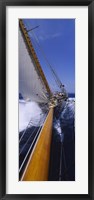 Yacht Mast Caribbean Fine Art Print