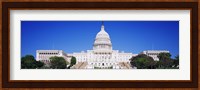 Facade of a government building, Capitol Building, Capitol Hill, Washington DC, USA Fine Art Print