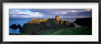 High angle view of a castle, Dunnottar Castle, Grampian, Stonehaven, Scotland Fine Art Print