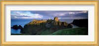High angle view of a castle, Dunnottar Castle, Grampian, Stonehaven, Scotland Fine Art Print