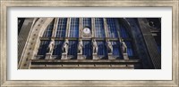 Low angle view of statues on a railroad station building, Gare Du Nord, Paris, France Fine Art Print
