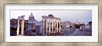 Roman Forum at dusk, Rome, Italy Fine Art Print