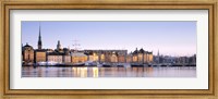 Buildings on the waterfront, Old Town, Stockholm, Sweden Fine Art Print