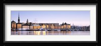 Buildings on the waterfront, Old Town, Stockholm, Sweden Fine Art Print