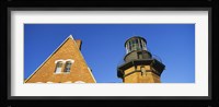 Low angle view of a lighthouse, Block Island, Rhode Island, USA Fine Art Print
