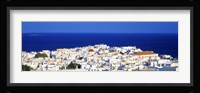 Mykonos, Greece with Bright Blue Water & Sky Fine Art Print