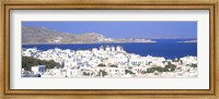 Aerial View of Mykonos, Greece Fine Art Print