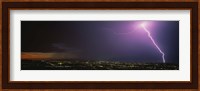 Lightning Storm at Night Fine Art Print