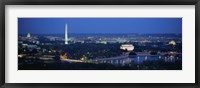 Panoramic view of Washington DC Framed Print