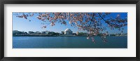 Monument at the waterfront, Jefferson Memorial, Potomac River, Washington DC, USA Fine Art Print