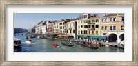 High angle view of a canal, Grand Canal, Venice, Italy Fine Art Print