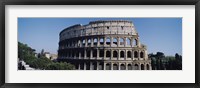 Facade Of The Colosseum, Rome, Italy Fine Art Print