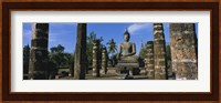 Temple, Wat Mahathat, Sukhothai, Thailand Fine Art Print