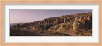 Rock formations on a landscape, Cappadocia, Turkey Fine Art Print