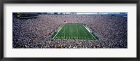 University Of Michigan Football Game, Michigan Stadium, Ann Arbor, Michigan, USA Framed Print
