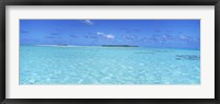 Island in the ocean, Maina, Cook Islands Fine Art Print