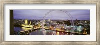 High Angle View Of The Millennium Wheel, London, England, United Kingdom Fine Art Print