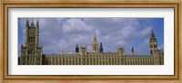 Facade Of Big Ben And The Houses Of Parliament, London, England, United Kingdom Fine Art Print