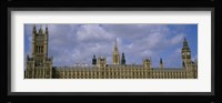 Facade Of Big Ben And The Houses Of Parliament, London, England, United Kingdom Fine Art Print