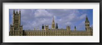 Facade Of Big Ben And The Houses Of Parliament, London, England, United Kingdom Fine Art Print
