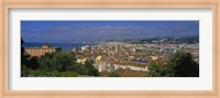 Aerial View Of A City, Nice, France Fine Art Print