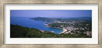 High angle view of a bay, Llafranc, Costa Brava, Spain Fine Art Print