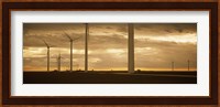 Wind turbines in a field, Amarillo, Texas, USA Fine Art Print