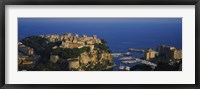 High Angle View Of A City At The Waterfront, Monte Carlo, Monaco Fine Art Print