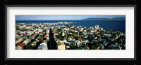 High Angle View Of A City, Reykjavik, Iceland Fine Art Print