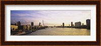 Buildings on the waterfront, Rotterdam, Netherlands Fine Art Print