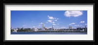 Buildings on the waterfront, Antwerp, Belgium Fine Art Print