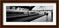 Train leaving a Station, Cologne, Germany Fine Art Print