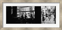 Tourists In A Cafe, Amsterdam, Netherlands Fine Art Print