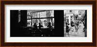 Tourists In A Cafe, Amsterdam, Netherlands Fine Art Print