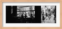Tourists In A Cafe, Amsterdam, Netherlands Fine Art Print