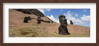 Close Up of Moai statues, Easter Island, Chile Fine Art Print