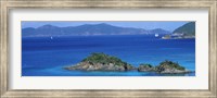 Islands in the sea, Trunk Bay, St. John, US Virgin Islands Fine Art Print