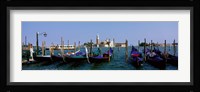 Church of San Giorgio Maggiore and Gondolas Venice Italy Fine Art Print