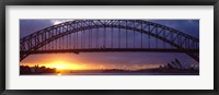 Sydney Harbor Bridge, Sydney, New South Wales, United Kingdom, Australia Fine Art Print