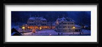 Christmas Lights, Hohen-Schwangau, Germany Fine Art Print