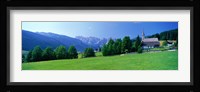 Country Churches near Dachstein Gosau Austria Fine Art Print