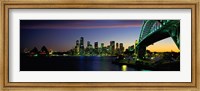 Sydney Australia at dusk Fine Art Print