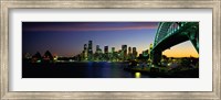 Sydney Australia at dusk Fine Art Print